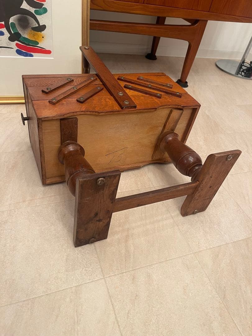 アンティーク　ソーイングボックス　A