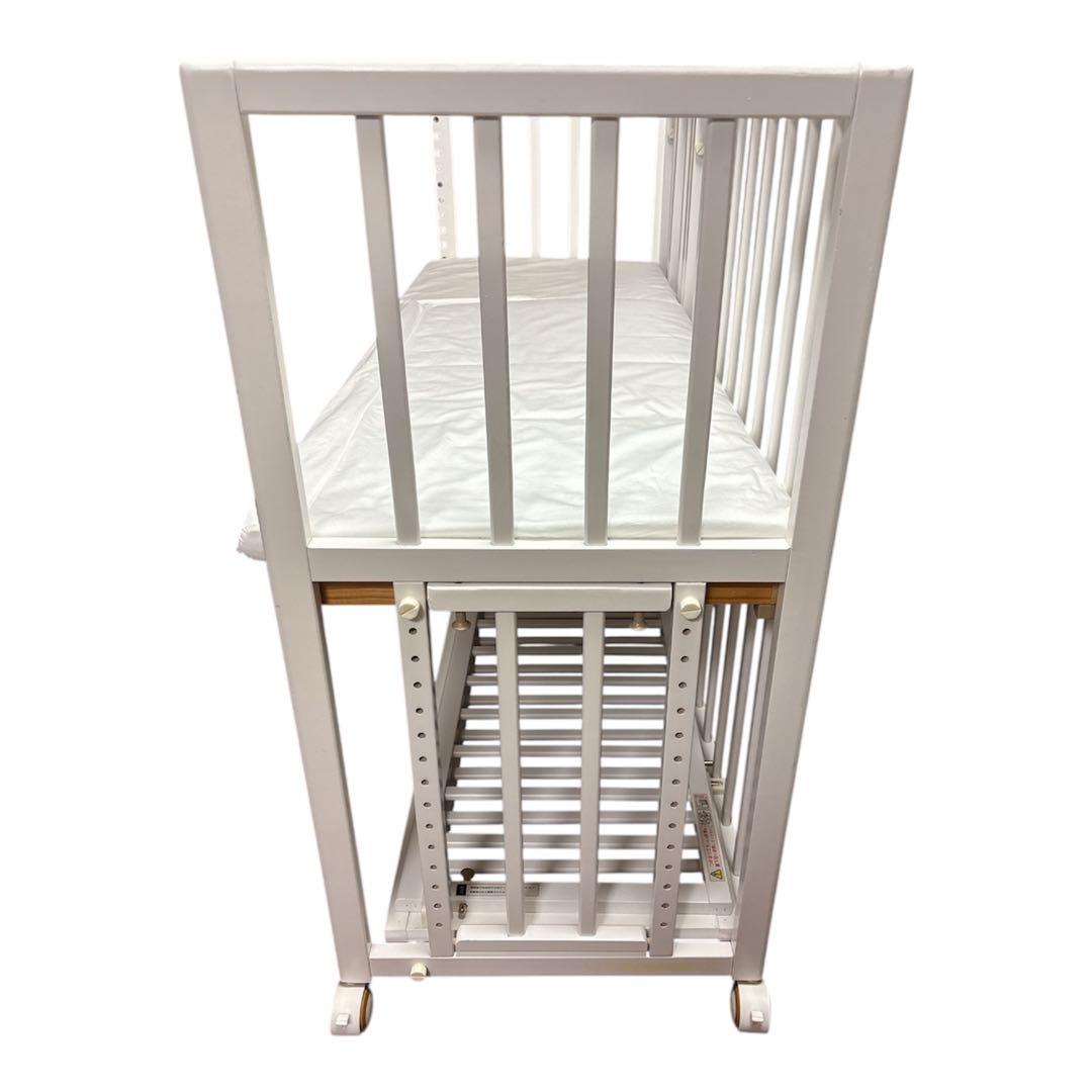 【美品】大和屋 そいねーる ロング ベビーベッド マットレス付 新生児 添い寝