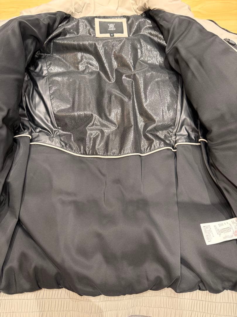 美USED ANEW GOLF メンズ プレイングダウンジャケット ベージュ