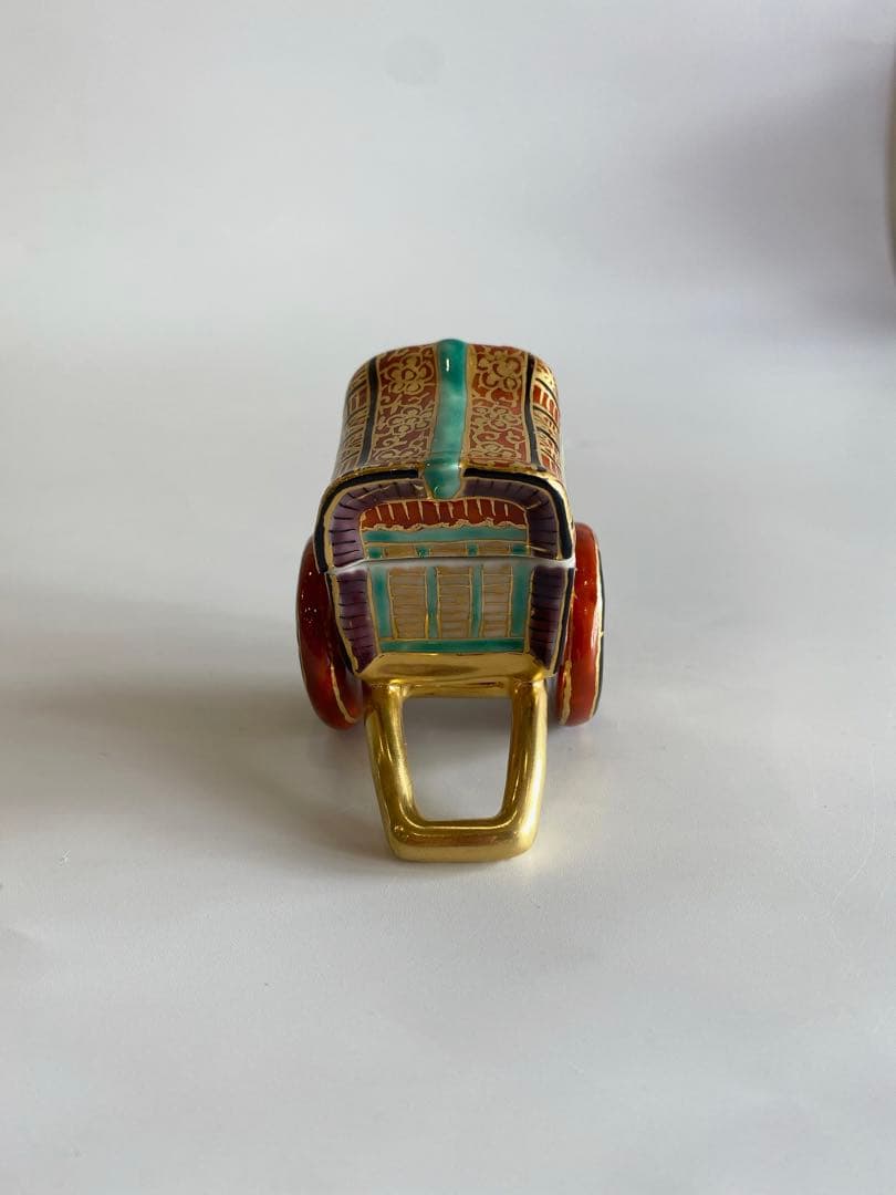 御所車香合　高野昭阿弥作　茶道具