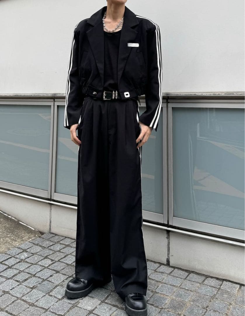 美*ア様 【ALUDE SELECT】line short jacket set