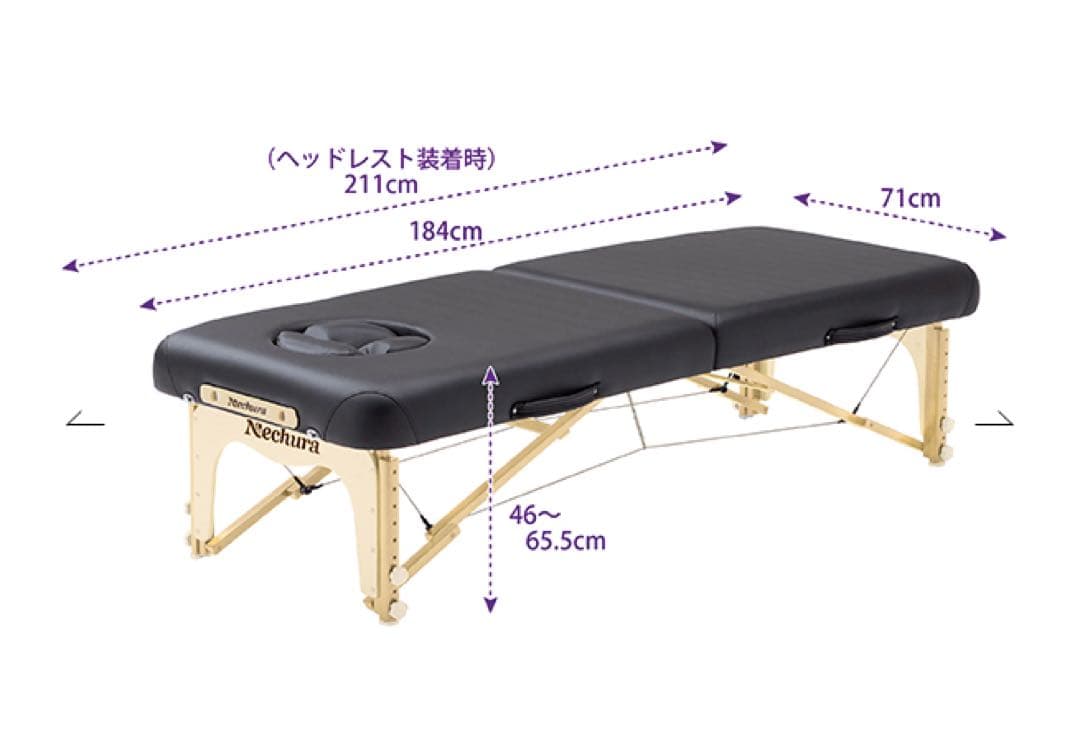 プロ仕様の施術セット　ベッド＋タオルシーツ＋ピローシート