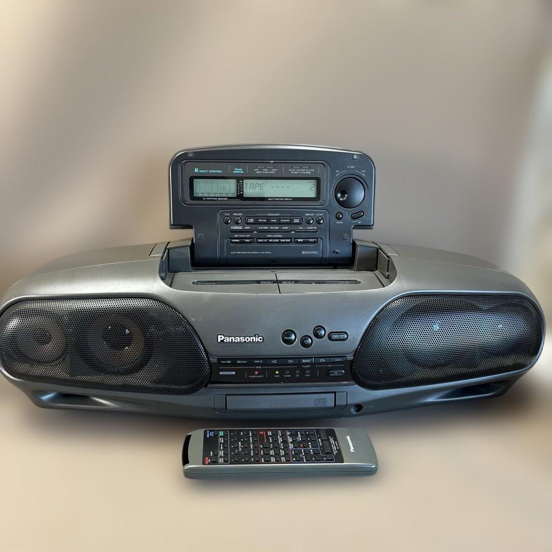 Panasonic　RX-DT909 ラジカセ CDプレーヤーブラック