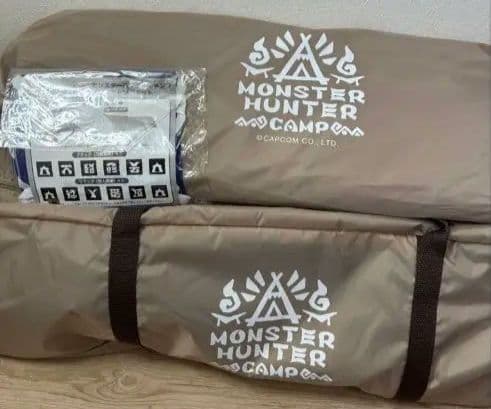 新品未使用 ロゴス モンハンコラボ ベースキャンプキット　テント・タープ セット