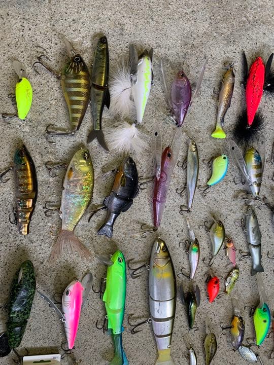 バス釣り引退　ルアーセット