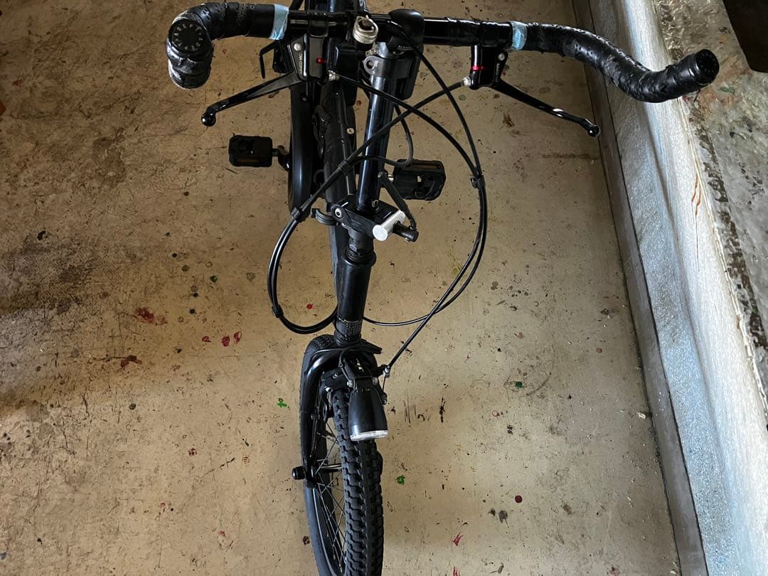 折りたたみ式電動アシスト自転車 黒 Panasonic パナソニック オフタイム