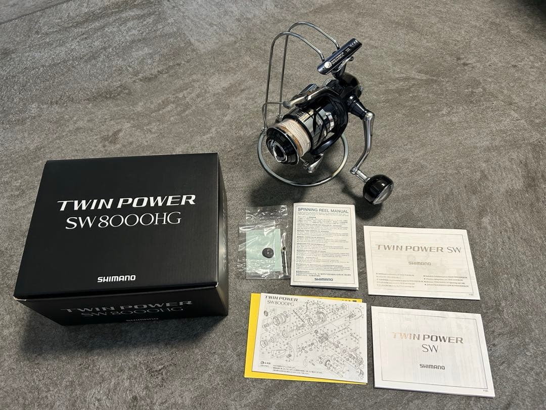 Shimano TWIN POWER SW8000HG スピニングリール