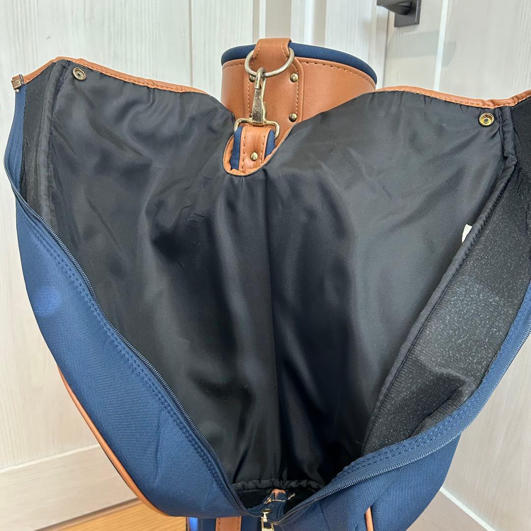 【極美品】BALENCIAGA バレンシアガ　キャディバッグ　ゴルフ　ネイビー