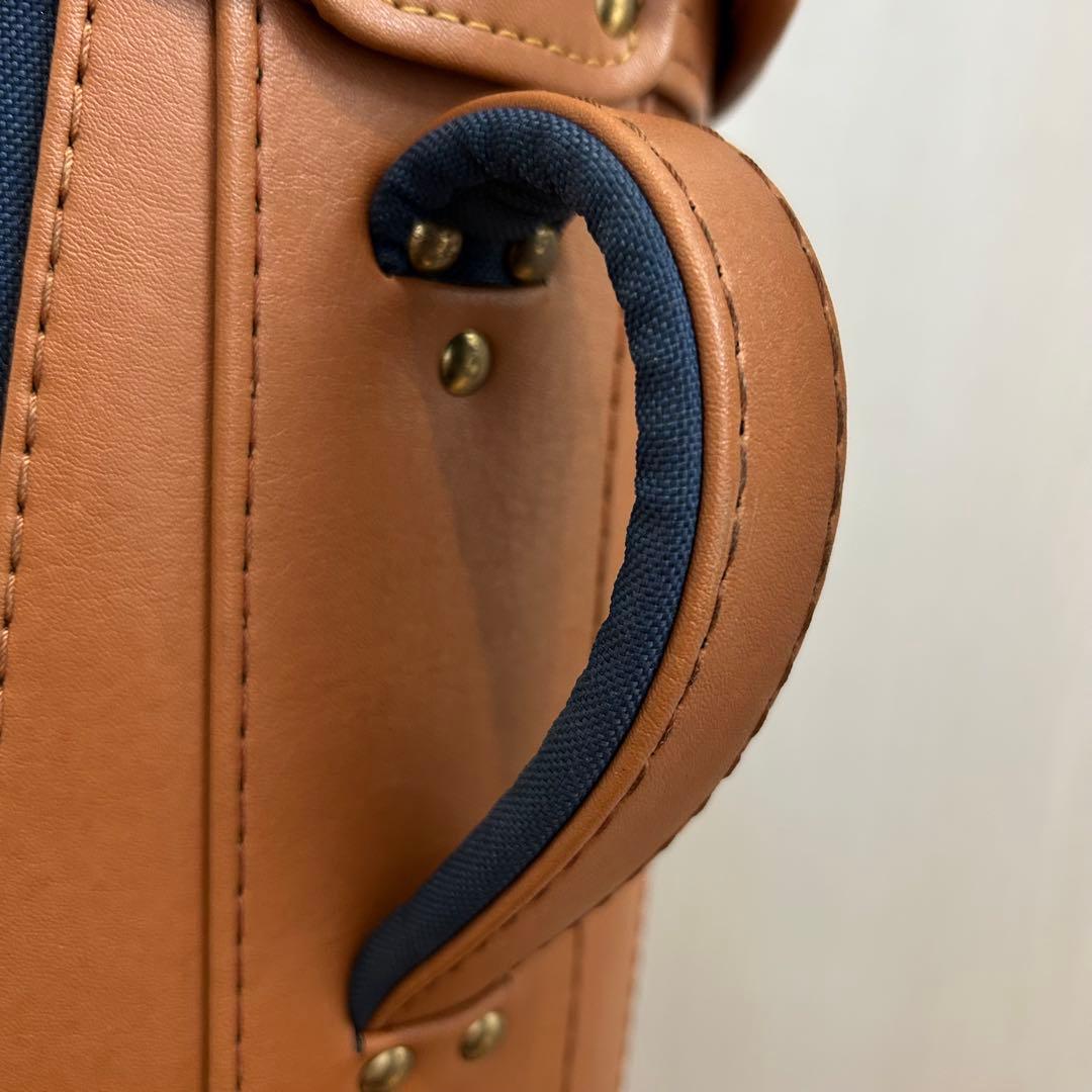 【極美品】BALENCIAGA バレンシアガ　キャディバッグ　ゴルフ　ネイビー