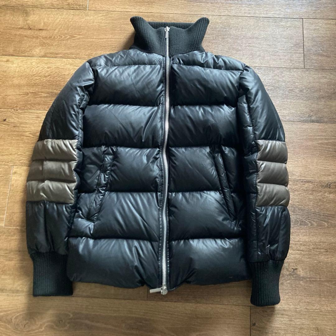 希少 XL相当 RED MOON レッドムーン ダウンジャケット リブ切替 黒