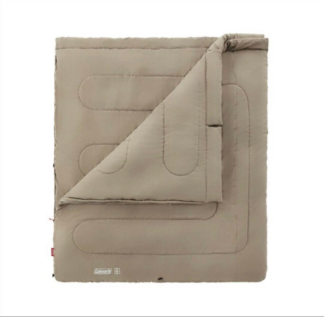 コールマン 封筒型シュラフ ファミリー2 IN 1/C5　ベージュ　寝袋