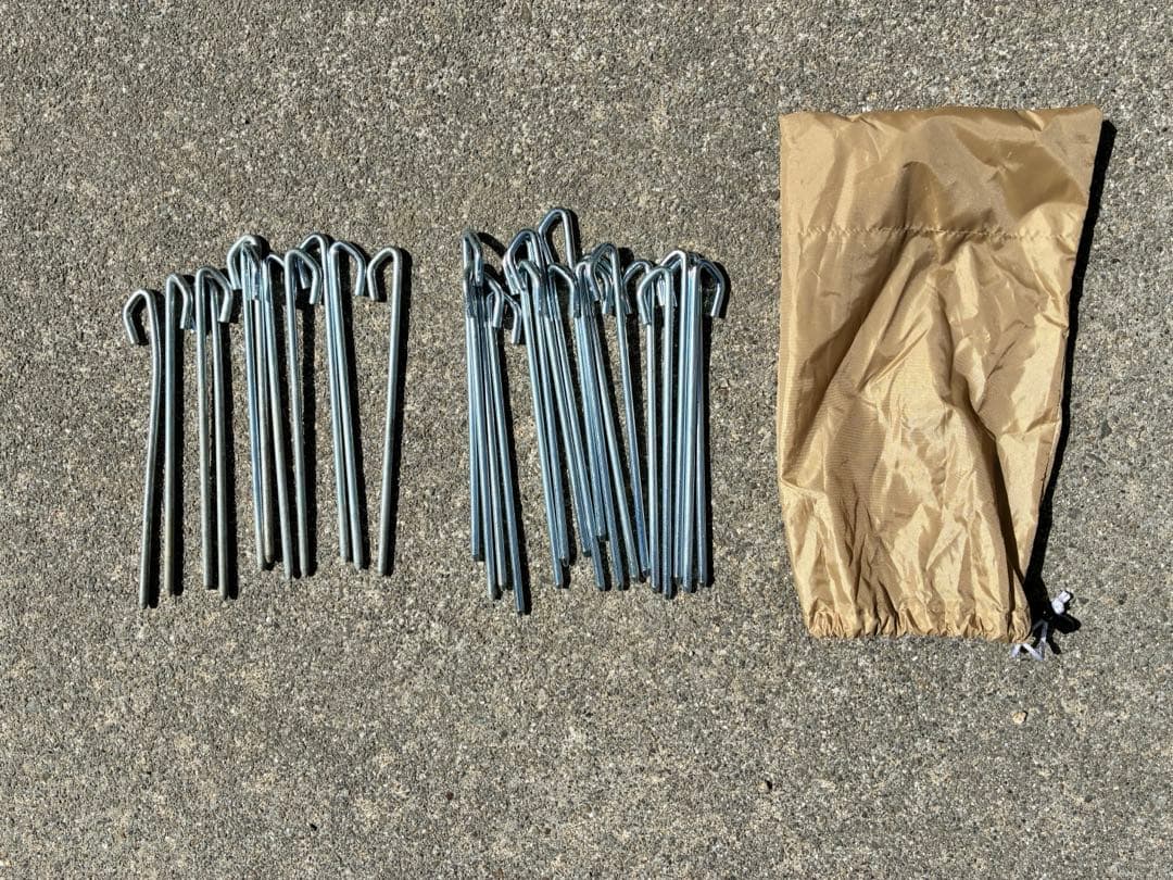 DOD カマボコテント3Mタン　カママットM カマザシキM 3点セット