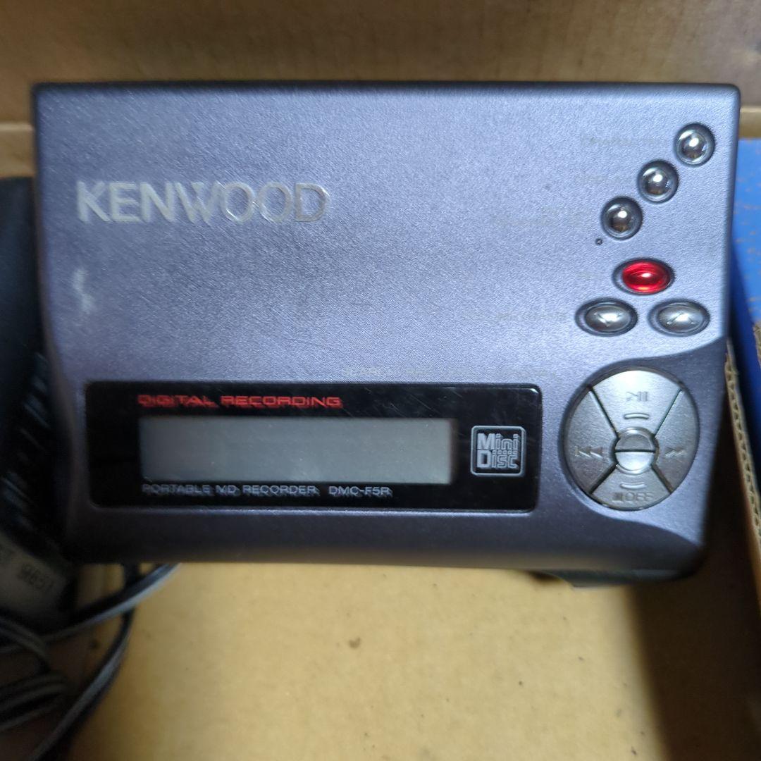 ジャンク　KENWOOD DMC‑F5R ポータブルMDレコーダ