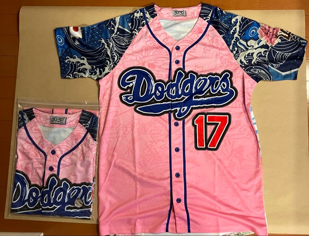 【非売品】大谷翔平サインプリントユニフォーム XL 未使用