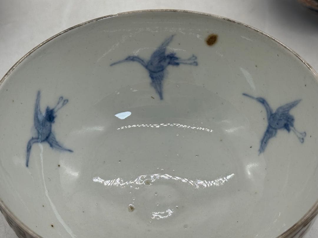 江戸　伊万里錦絵蓋茶碗5点② アンティーク　送料込み251112