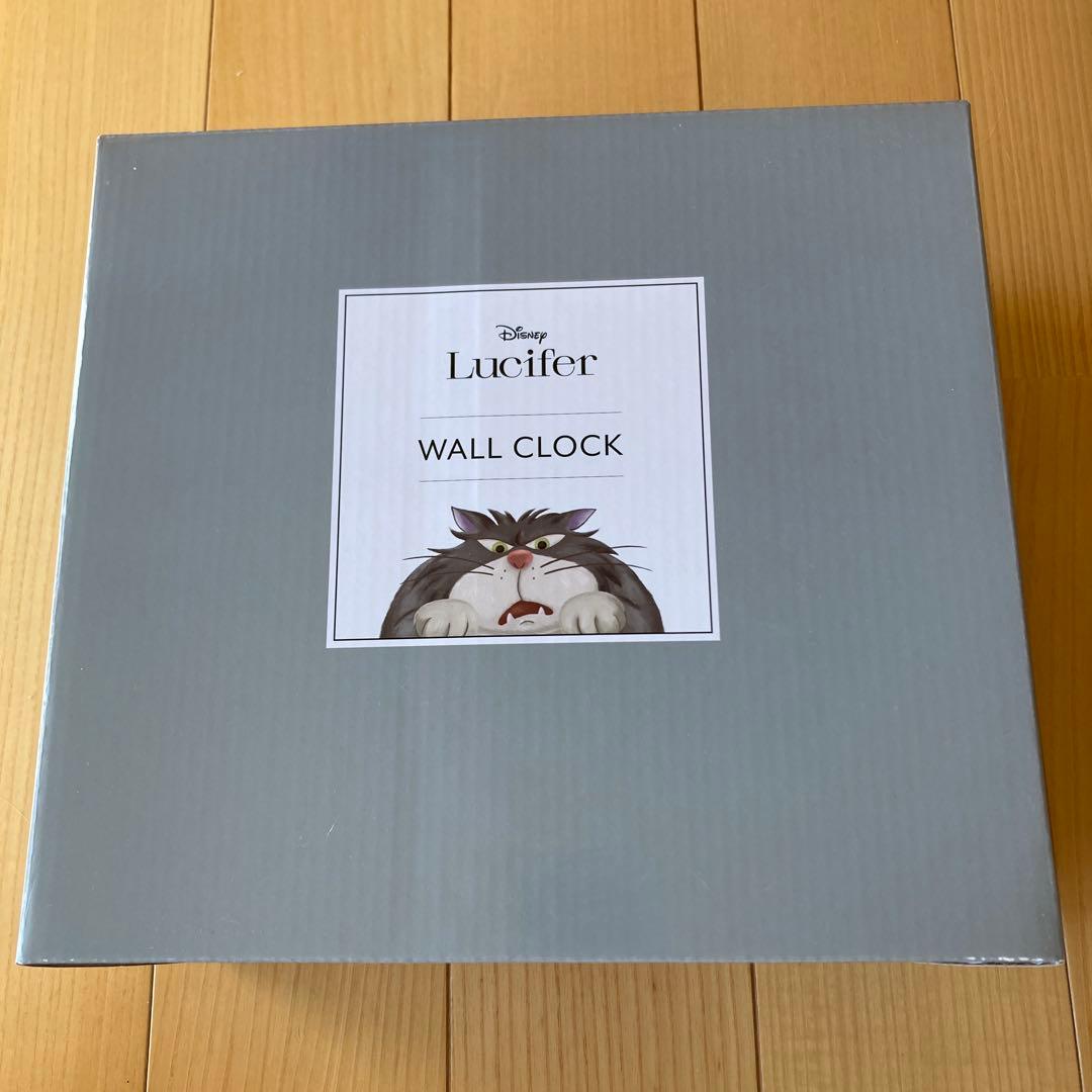 新品未開封ディズニーストア ルシファー掛け時計 ジャック＆ガス 猫の日