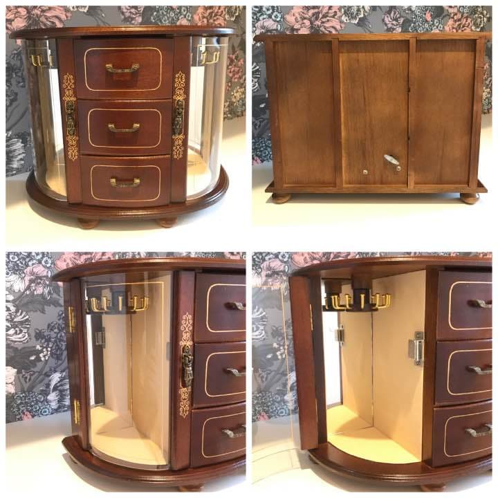 【新品】ビンテージ アクセサリーケース