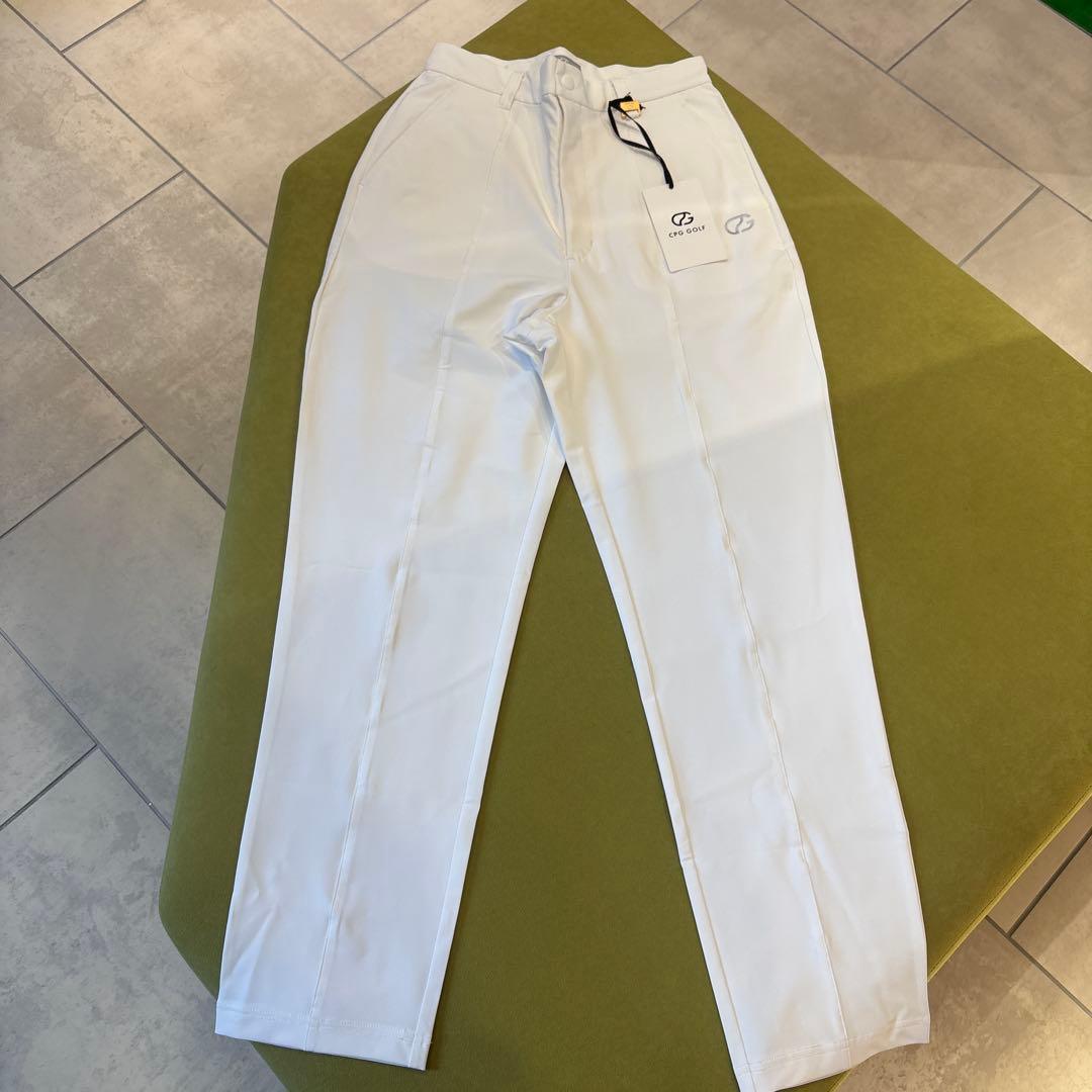 CPG レディース ゴルフパンツ ホワイト サイズ3