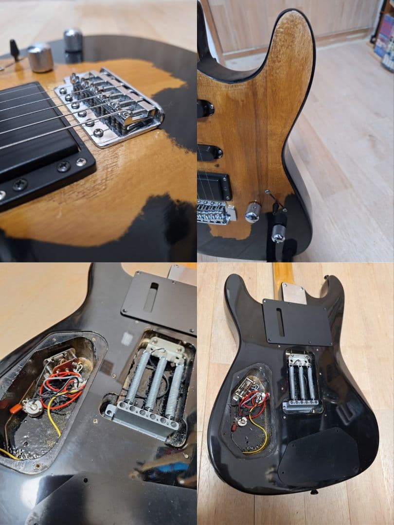 エレキギター　レリック＆エイジド加工　ストラトタイプ