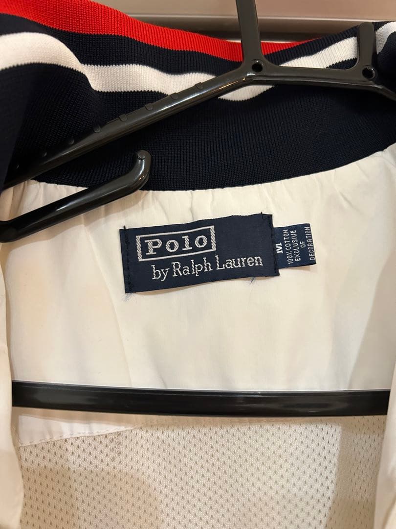 Polo by Ralph Lauren ナイロン M ホワイト ポニー刺繍