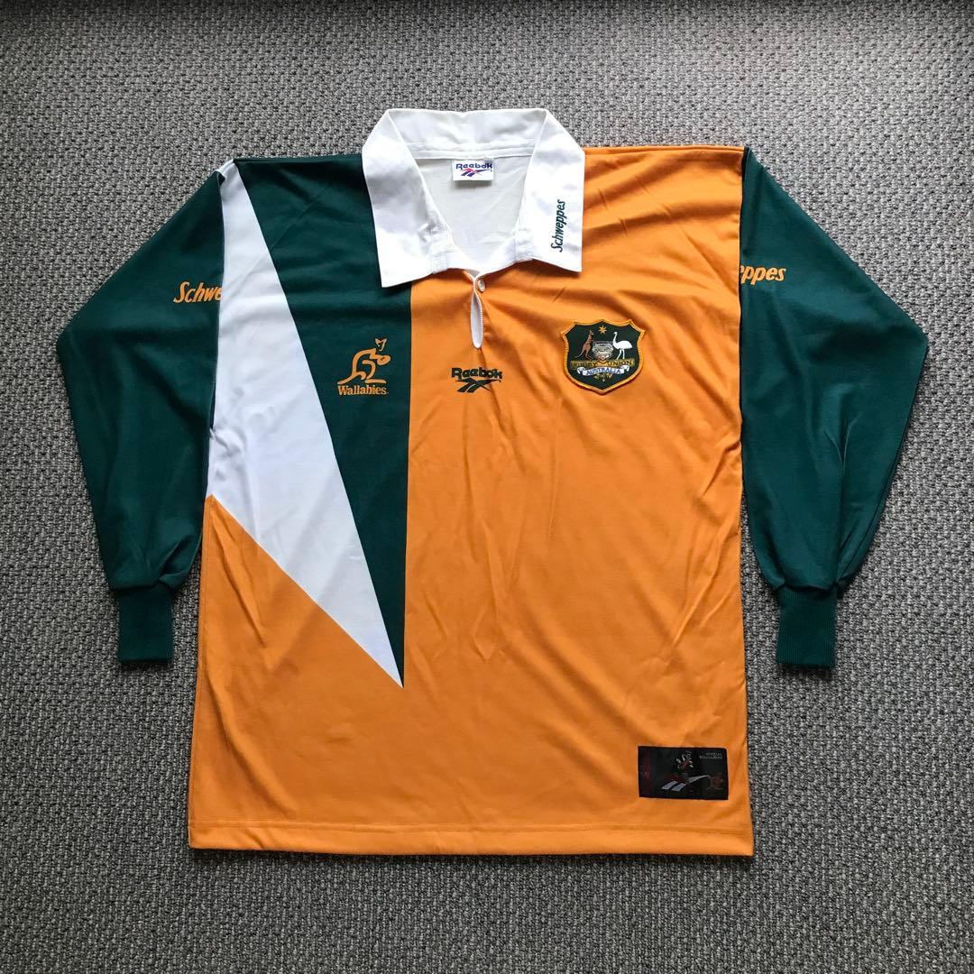 1997-98(H) オーストラリア代表　Reebok ラガーシャツ　長袖