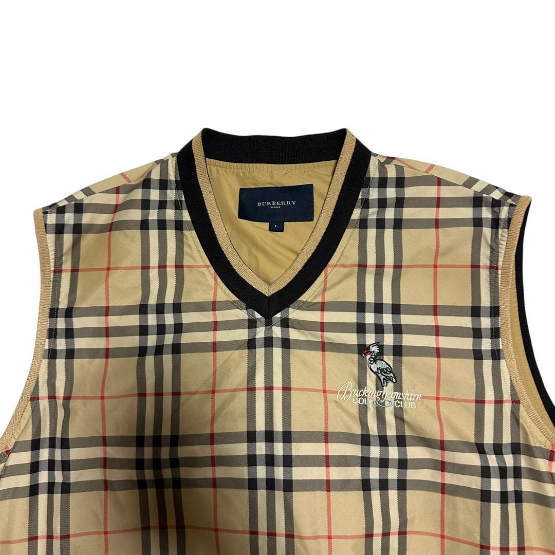 Burberry golf バーバリー ノバチェック ベスト Lサイズ