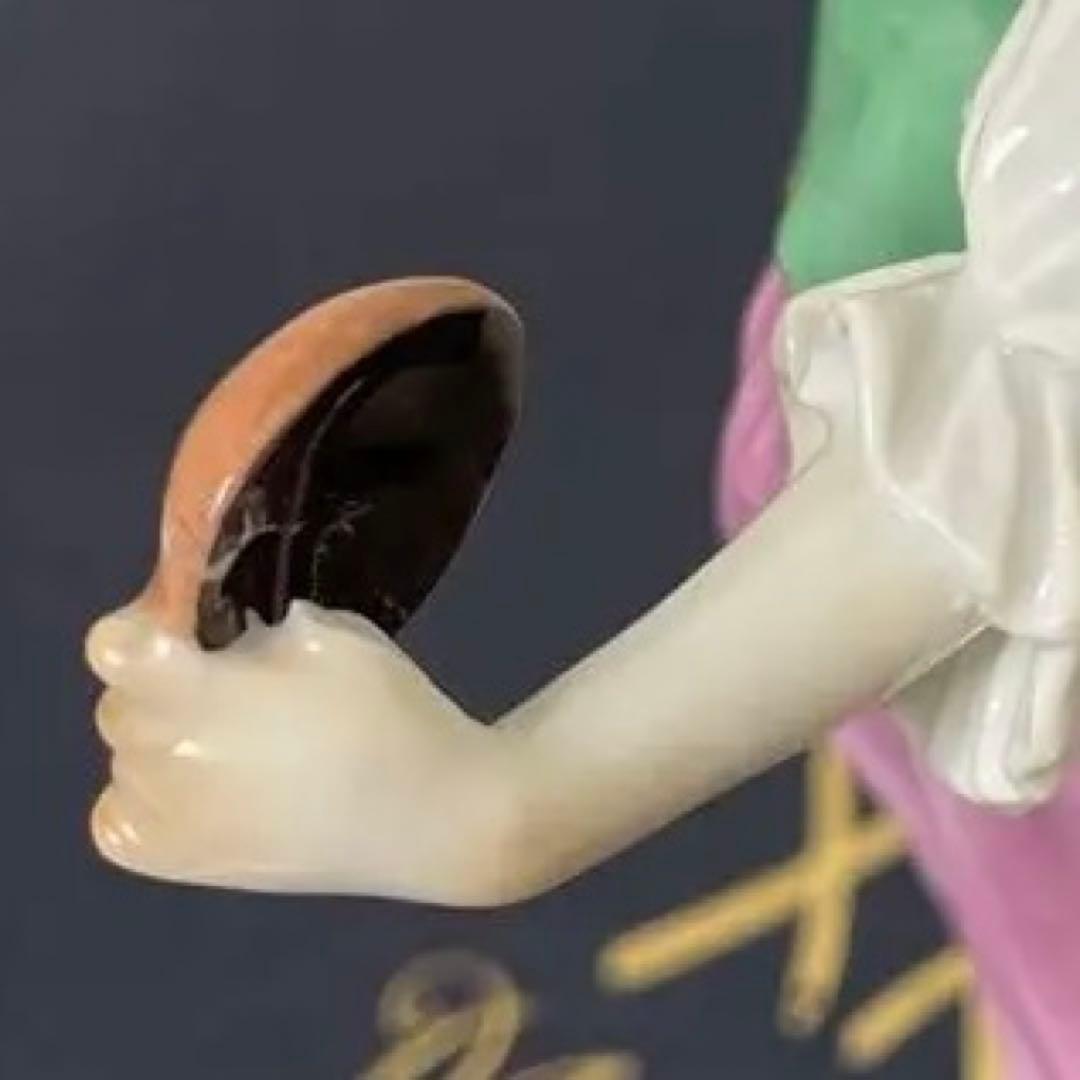＊ケンドラー＊コロンビーヌ＊高さ１４cm・左手の一部に綺麗な修復あり・マイセン・