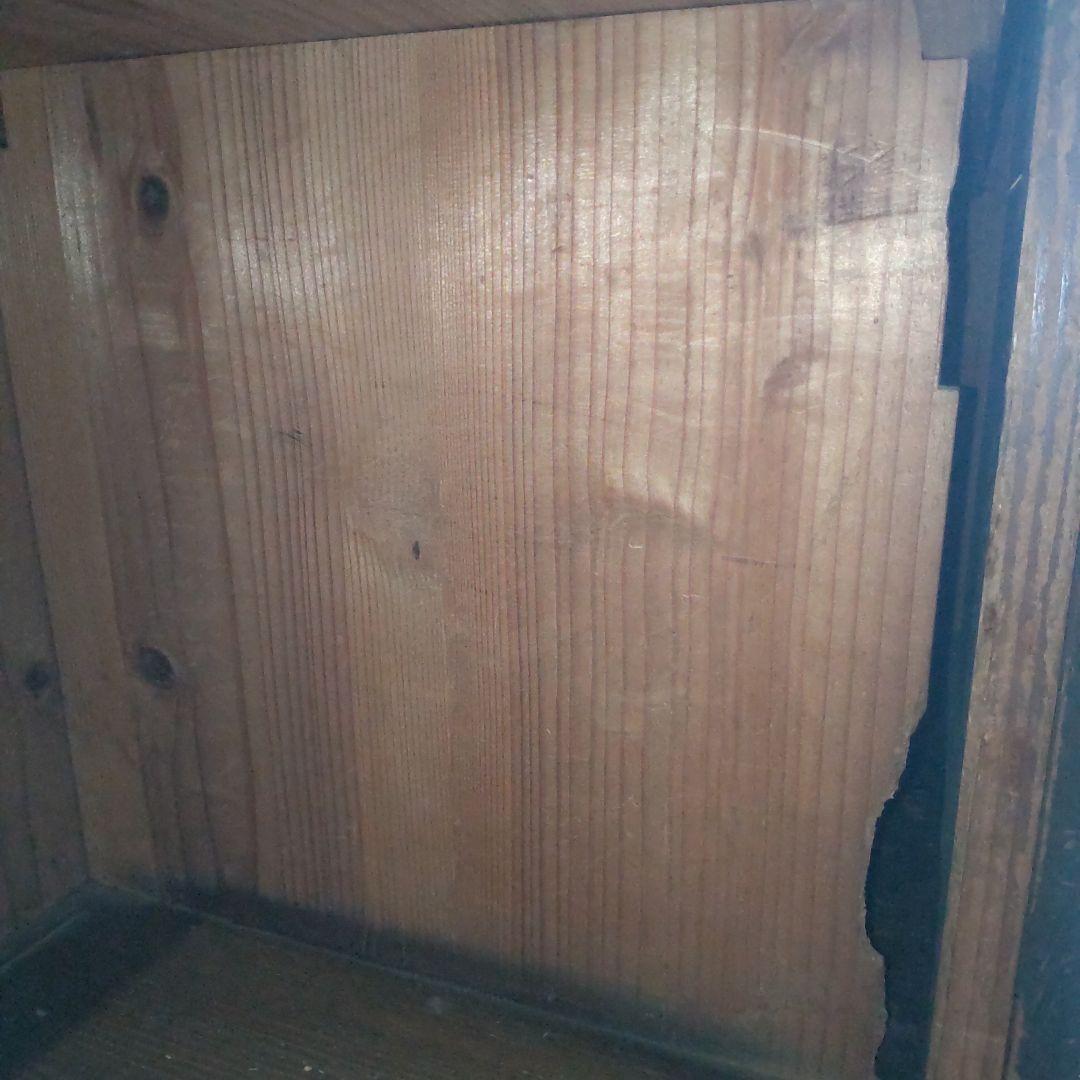 昭和レトロ　戸棚　縦45cm横106cm高さ75cm