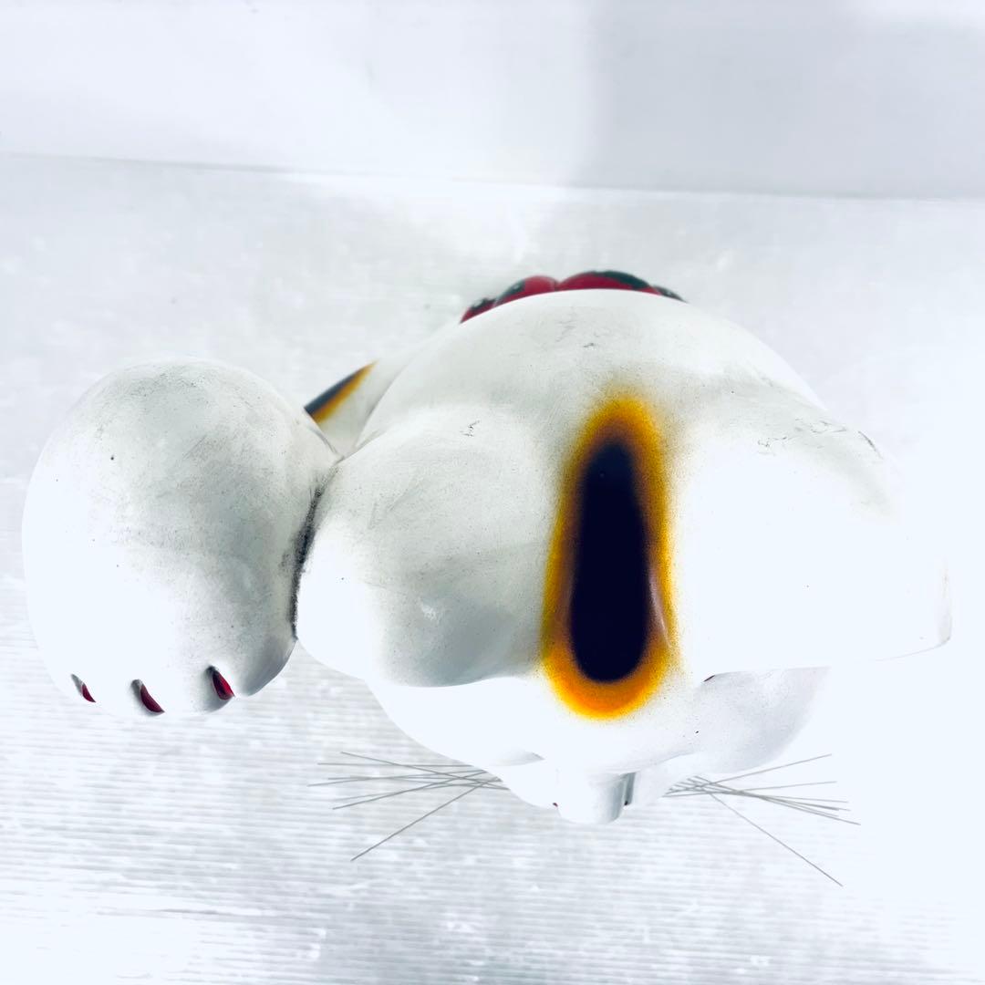 【レトロ】招き猫　置物　貯金箱　特大　アンティーク　縁起物　 開運 商売繁盛