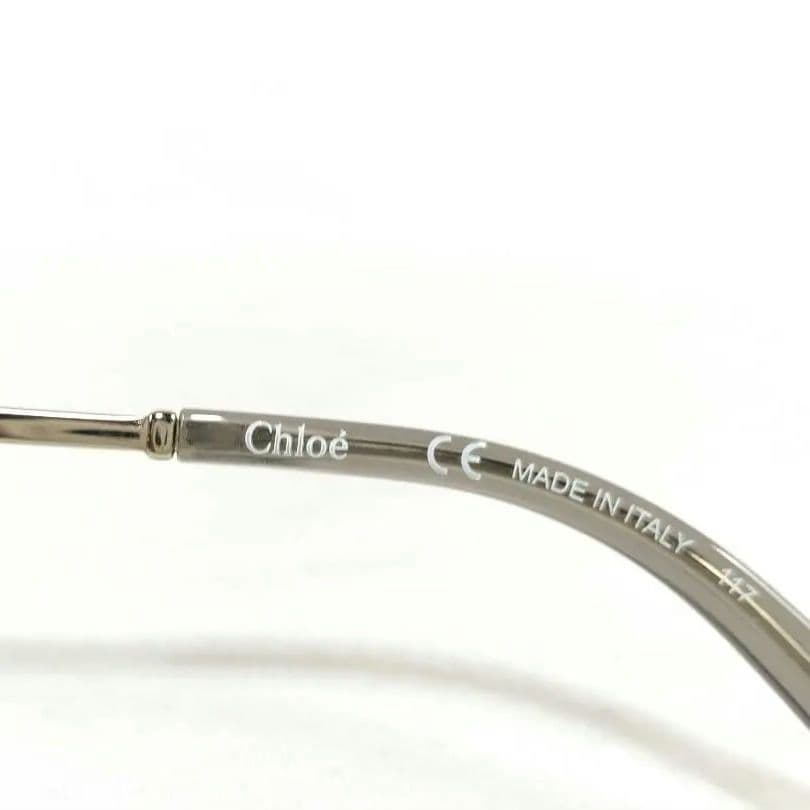 美品 Chloé 二重リム ラウンドサングラス CE114S 62□18 d14