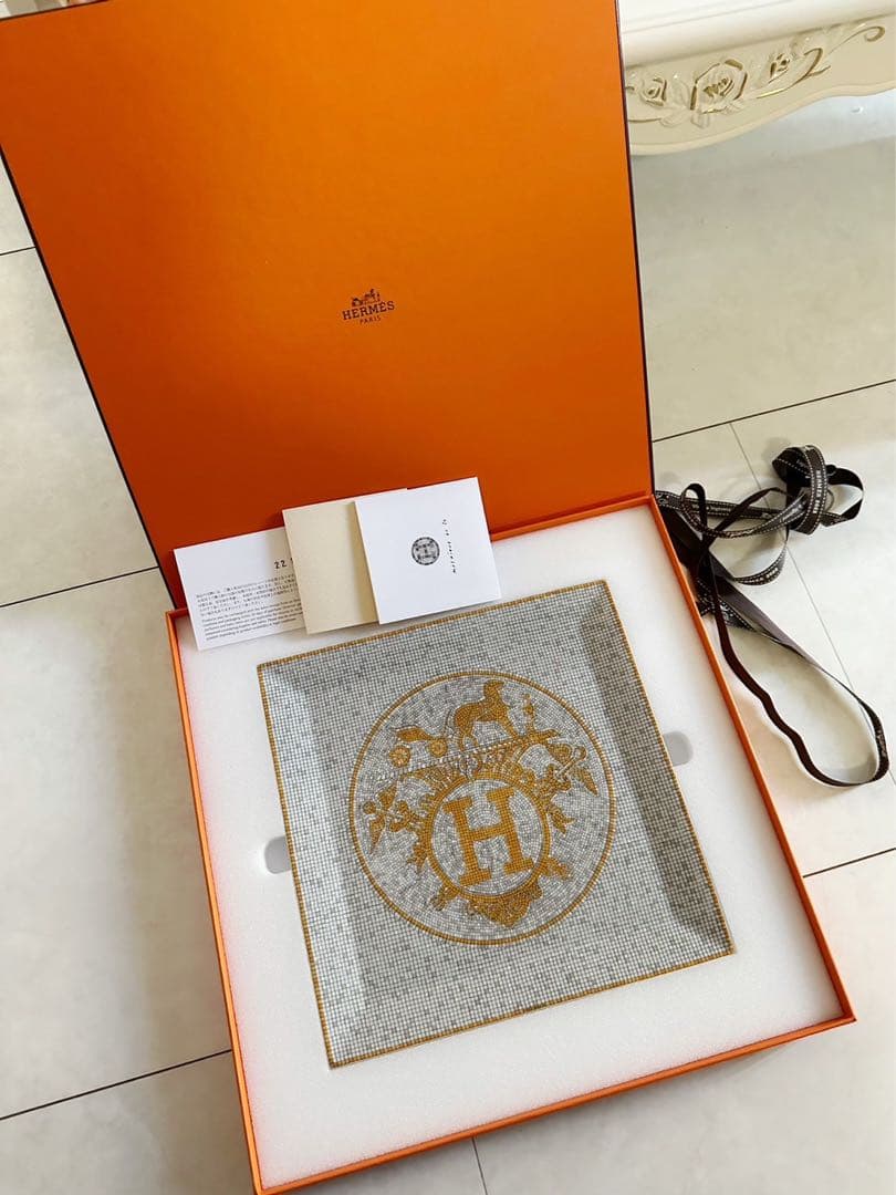 エルメス皿　HERMESモザイク24 オール プチカレ No5 新品　食器 皿
