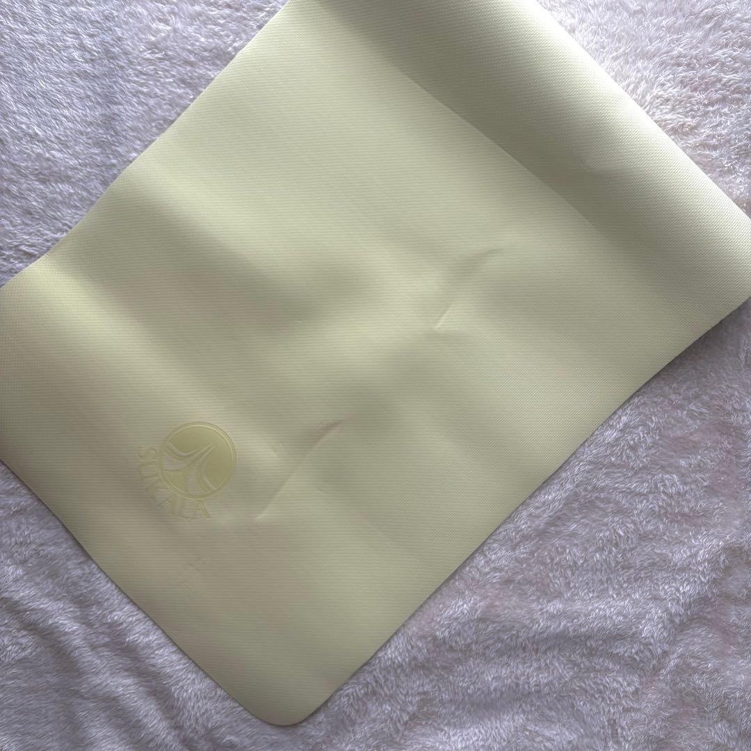 SUKALAヨガマット イエロー　収納バッグ付き