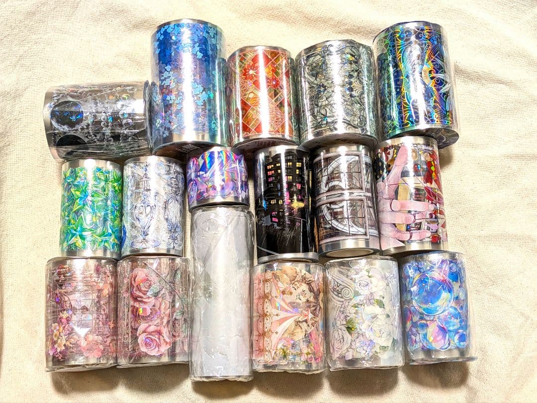 【匿名配送】新品＆中古巻き☆海外マステまとめ売り