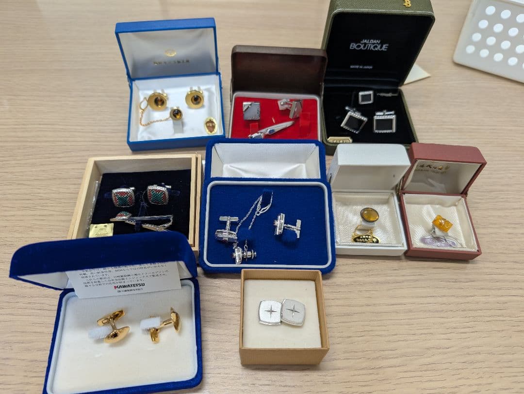 カフスボタン ネクタイピン まとめ売り