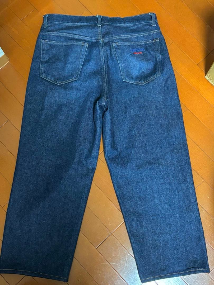 パンツ supreme baggy jean rigid indigo size30