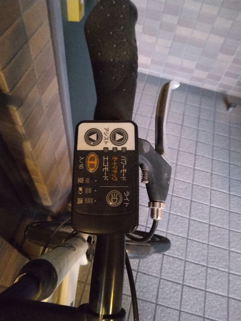 【ジャンク品】パナソニック製　ホワイト 電動アシスト自転車 スポーツタイプ