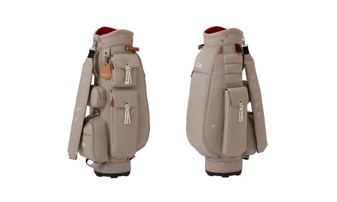新品 ONOFF オノフ レディース キャディバッグ OB0722 ベージュ