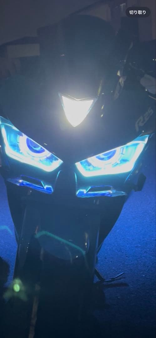 破格です！YZF-R25 HID ヘッドライト RG10J イカリング