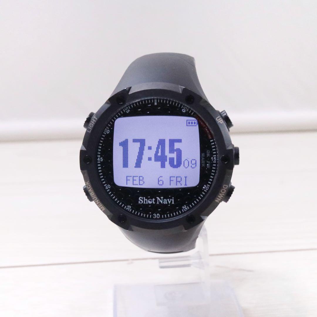 ショットナビ W1-FW PLUS 腕時計 GPS ゴルフナビ 飛距離計測 防水