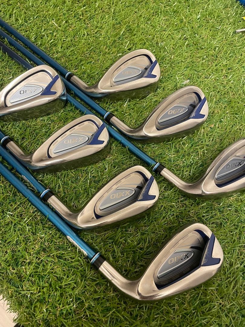 12代目ゼクシオ XXIO12 ブルー　レディースアイアンセット 7本　L