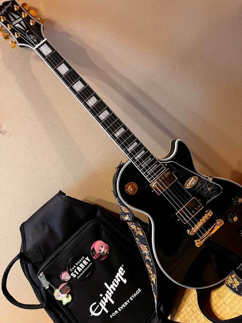 ギター Epiphone Inspired by Gibson Custom Ebony