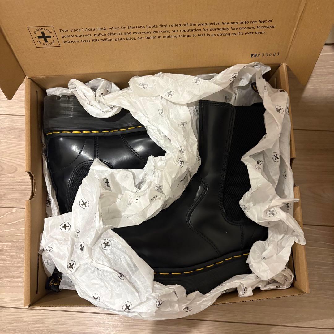 美品Dr. Martens マーチン チェルシー サイドゴアブーツ 厚底23cm