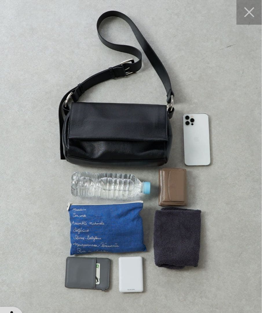 BEARDSLEY レザーボディバッグ(本革) ブラック