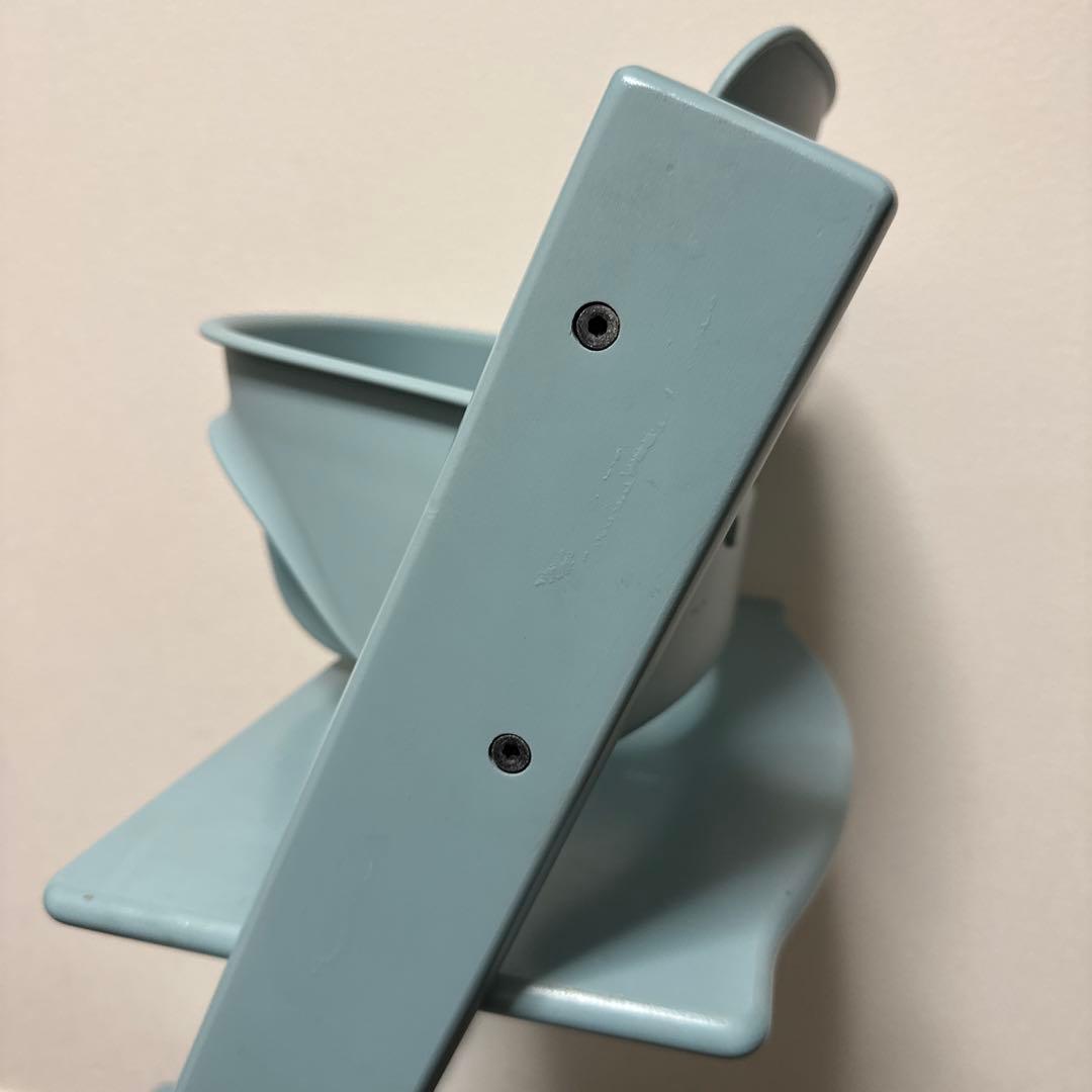 【美品】ストッケ トリップトラップ ベビーセット シリアル6 アクアブルー