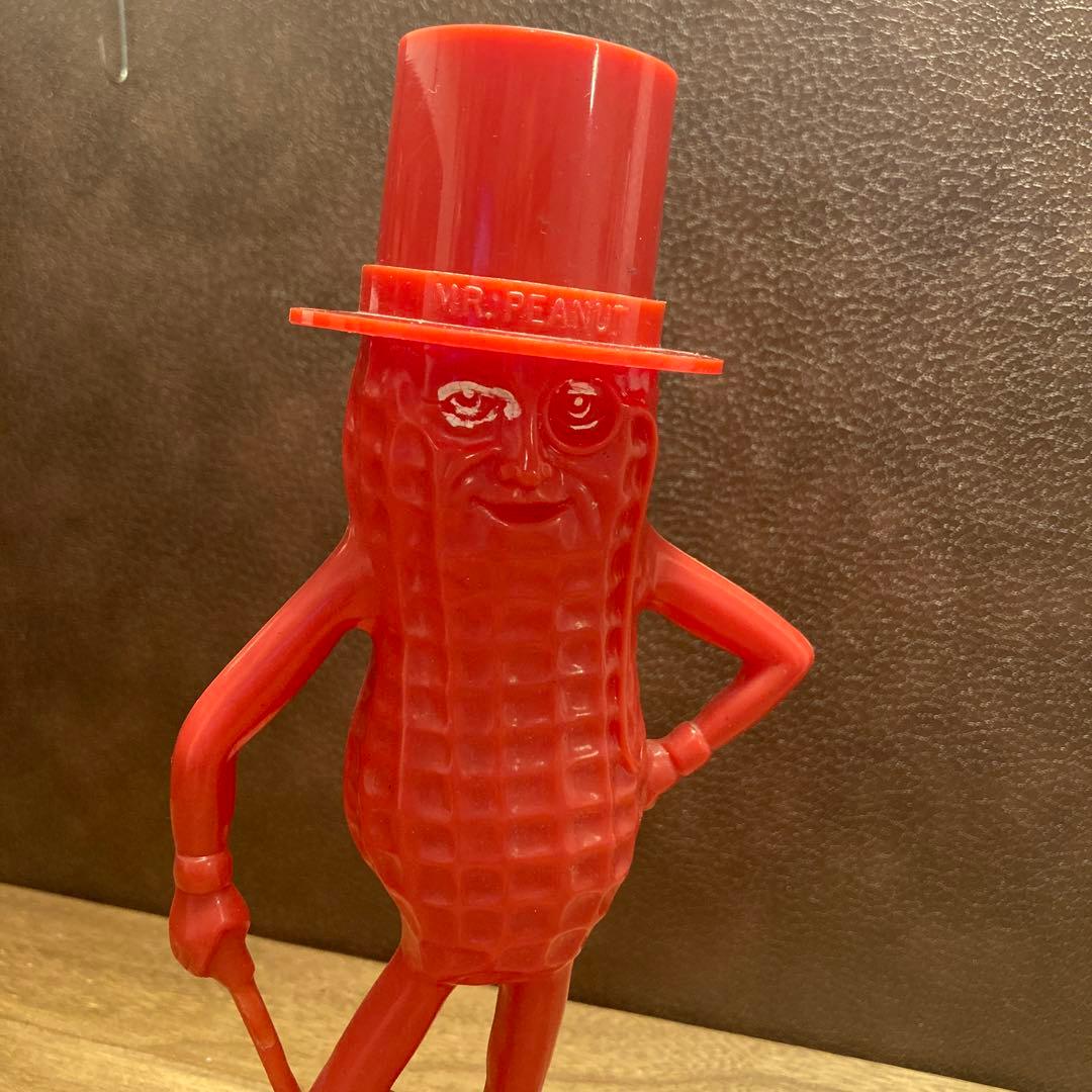 ミスターピーナッツ ビンテージバンク 貯金箱 アドバタイジングフィギュア赤