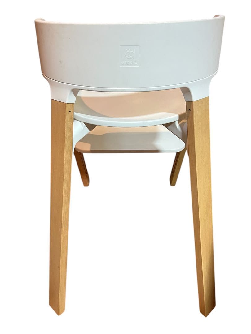 美品☆STOKKE　ステップスチェア◎ビーチナチュラル色【手渡可】
