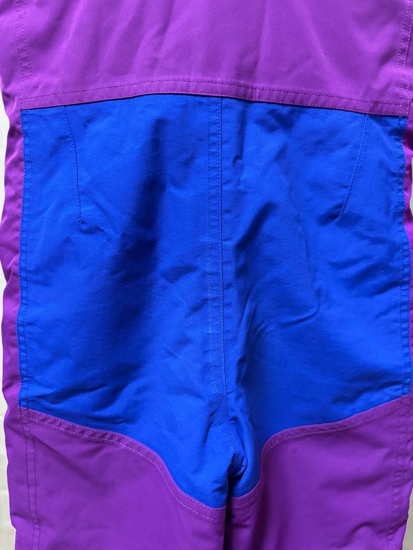 バートン　100 110スノーボードウェア　子供　キッズ BURTON ビブ　紫