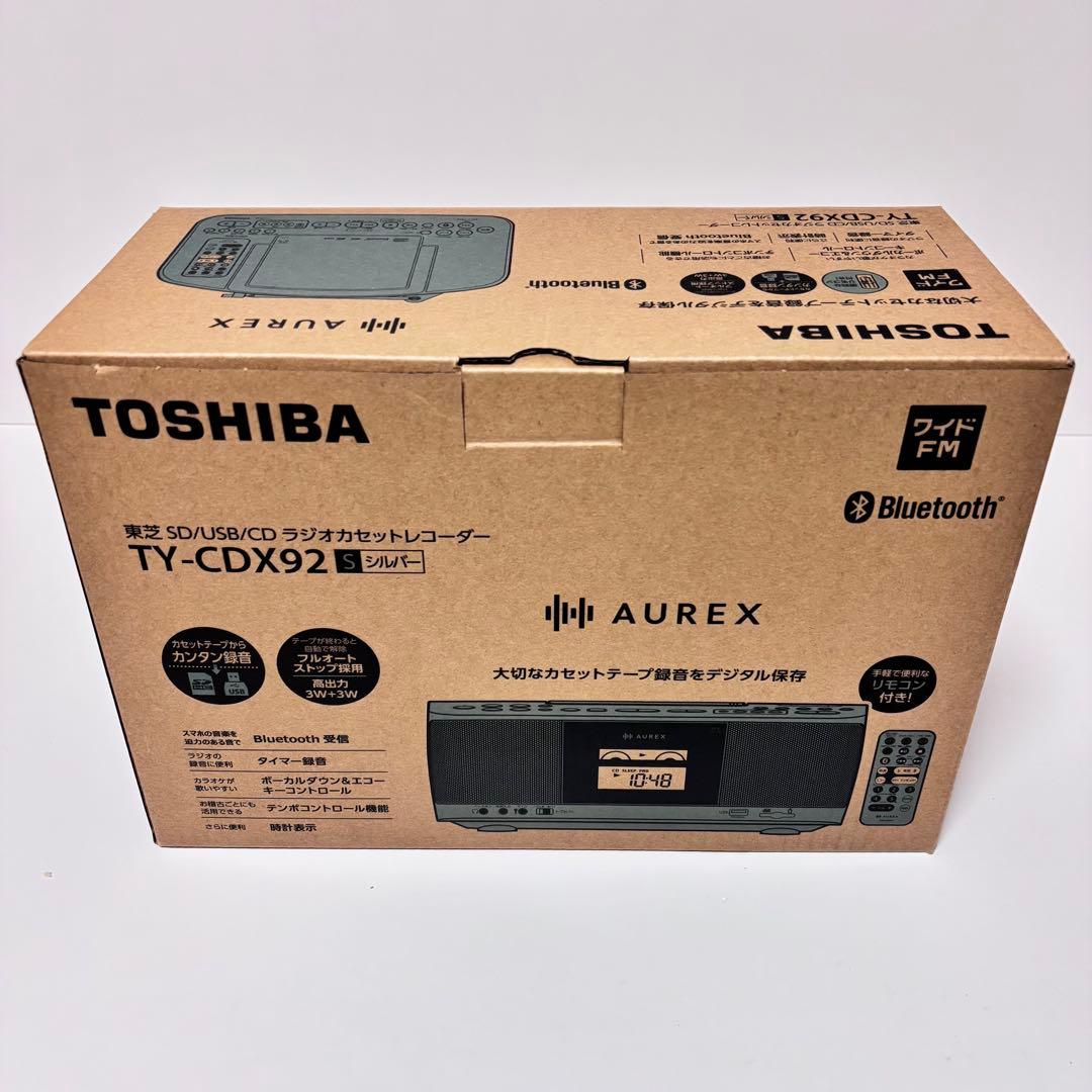 東芝 TOSHIBA CDコンポ　TY-CDX92 Bluetooth ラジカセ