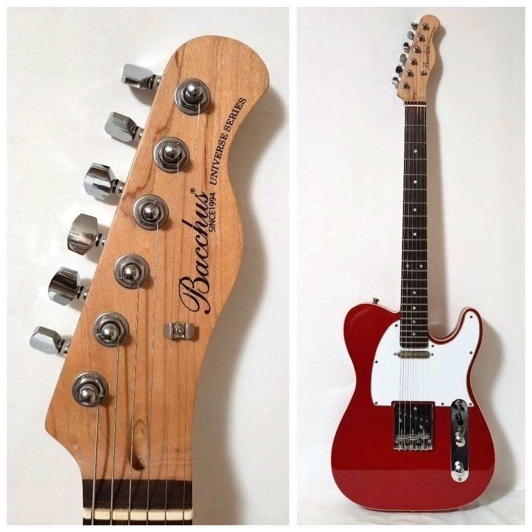 Bacchus　バッカス　BTC-1R　テレキャスタータイプ　バインディング　赤