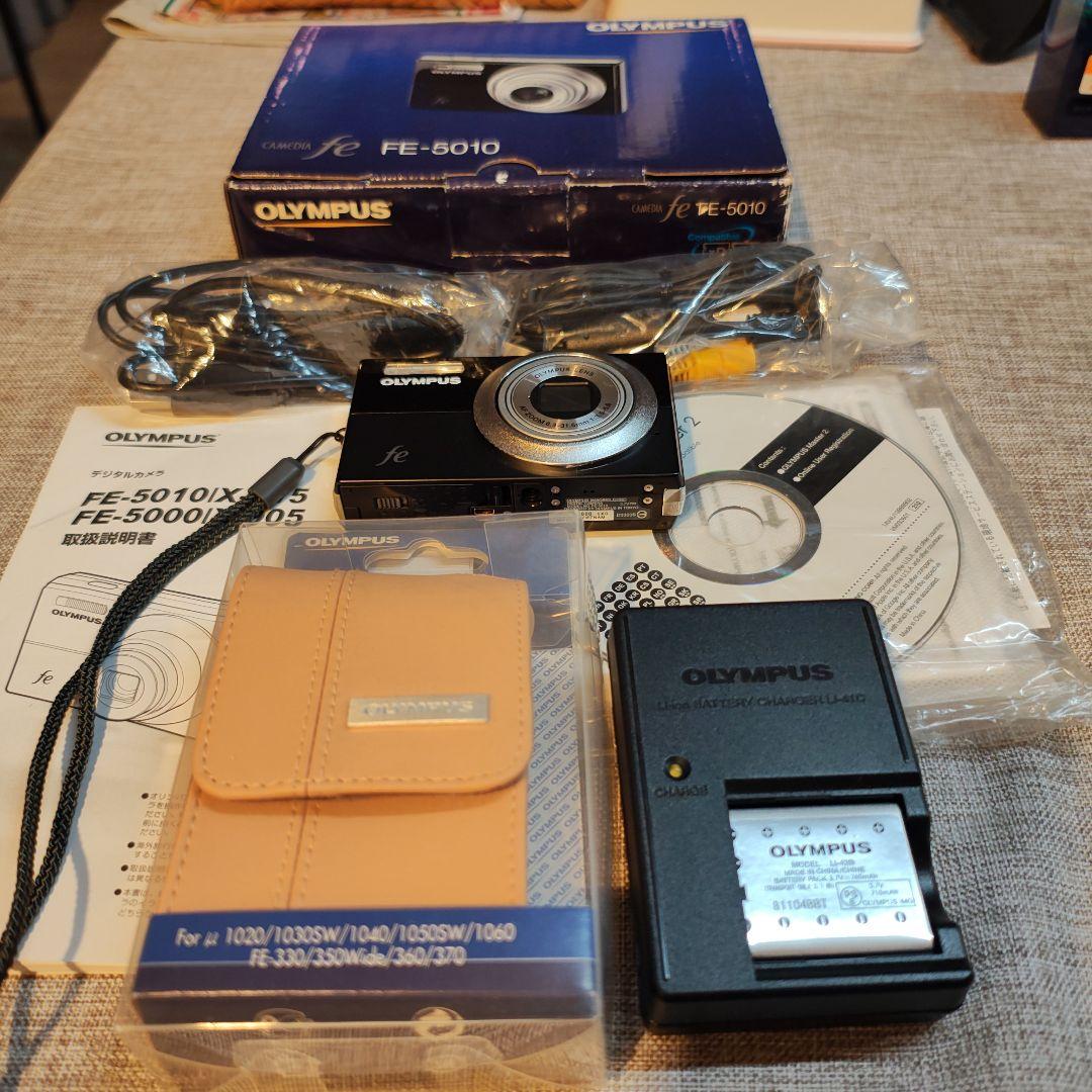 【OLYMPUS】 CAMEDIA FE-5010 BLACK デジカメ